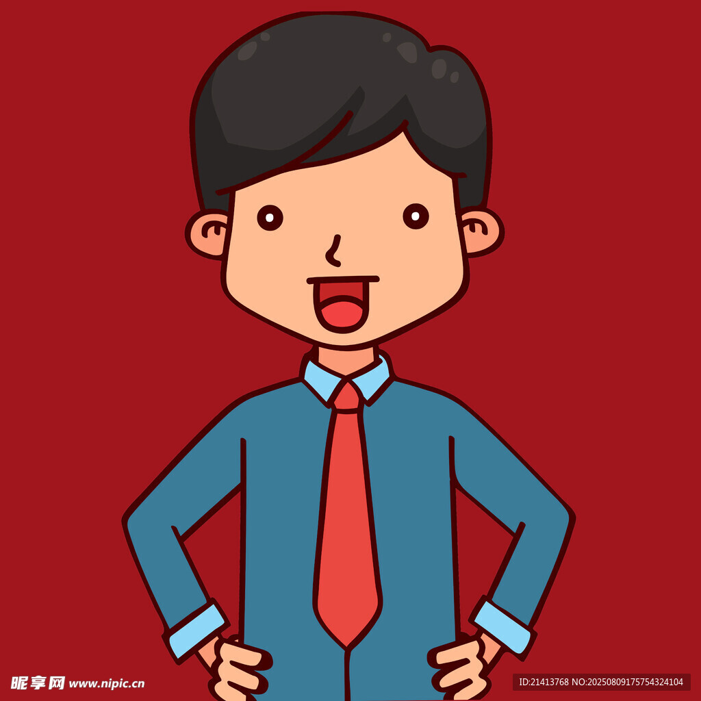 自信男孩商務(wù)裝形象展示