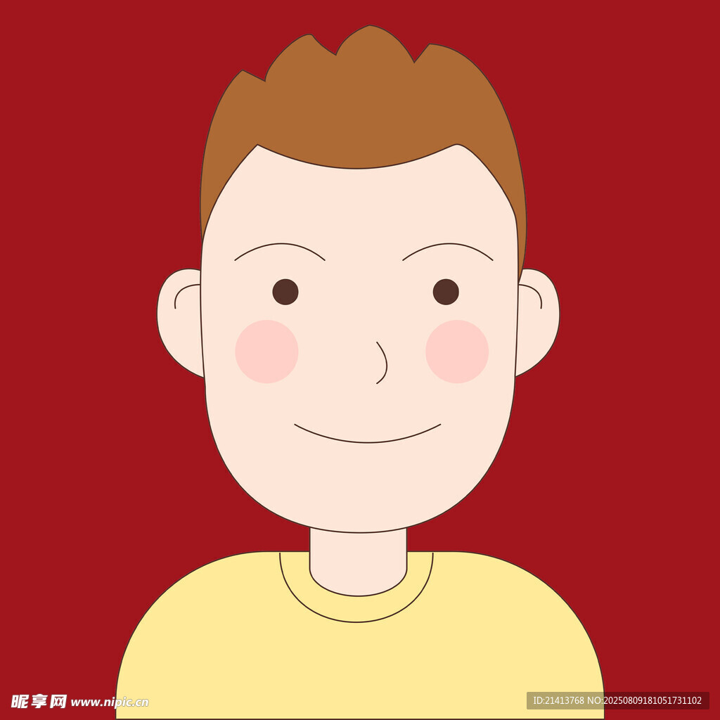 微笑男孩頭像