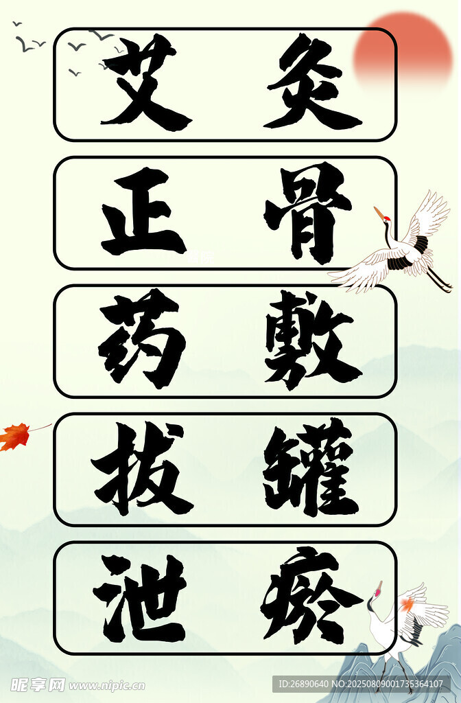 傳統(tǒng)中醫(yī)理療項目展示