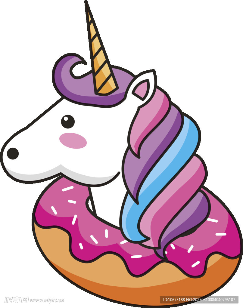 獨角獸與甜甜圈的夢幻組合