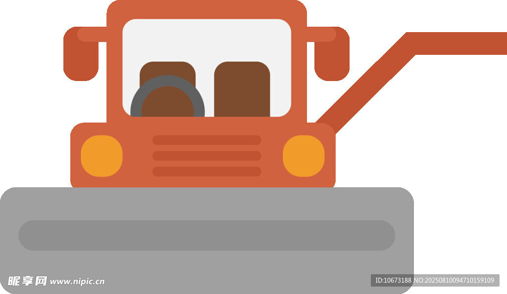 橙色道路清掃車