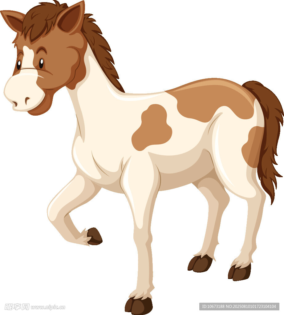 可愛卡通小馬