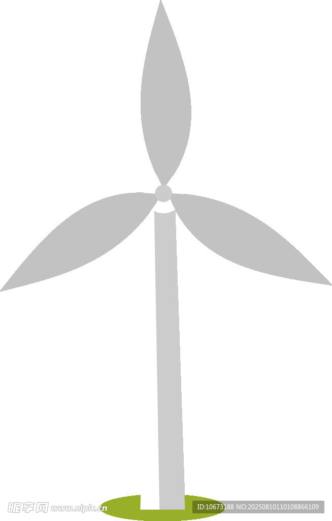 簡約風力發(fā)電機圖標