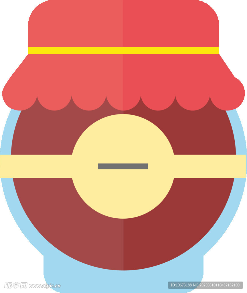復(fù)古風(fēng)帶蓋罐子圖標(biāo)