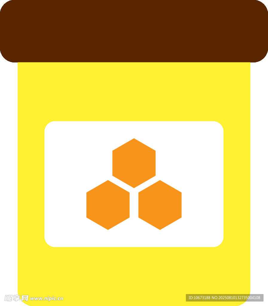 黃色蜂蜜罐圖標(biāo)