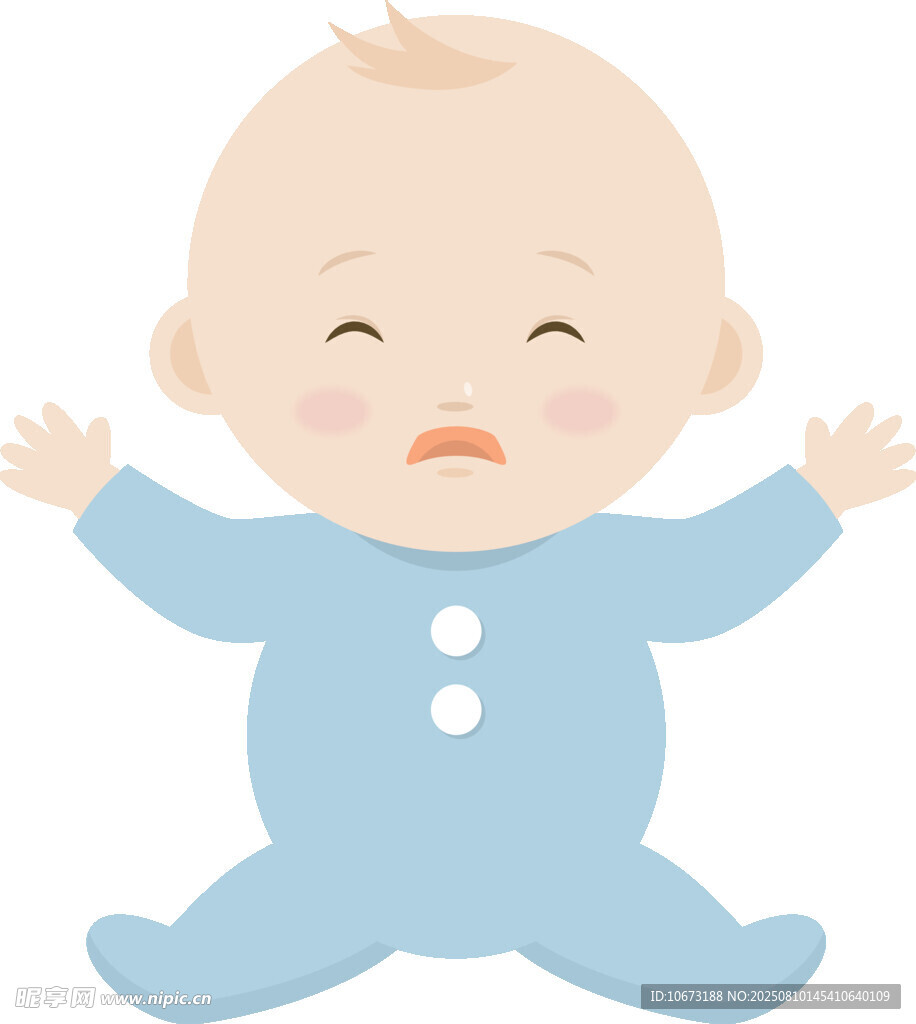 哭泣的小嬰兒