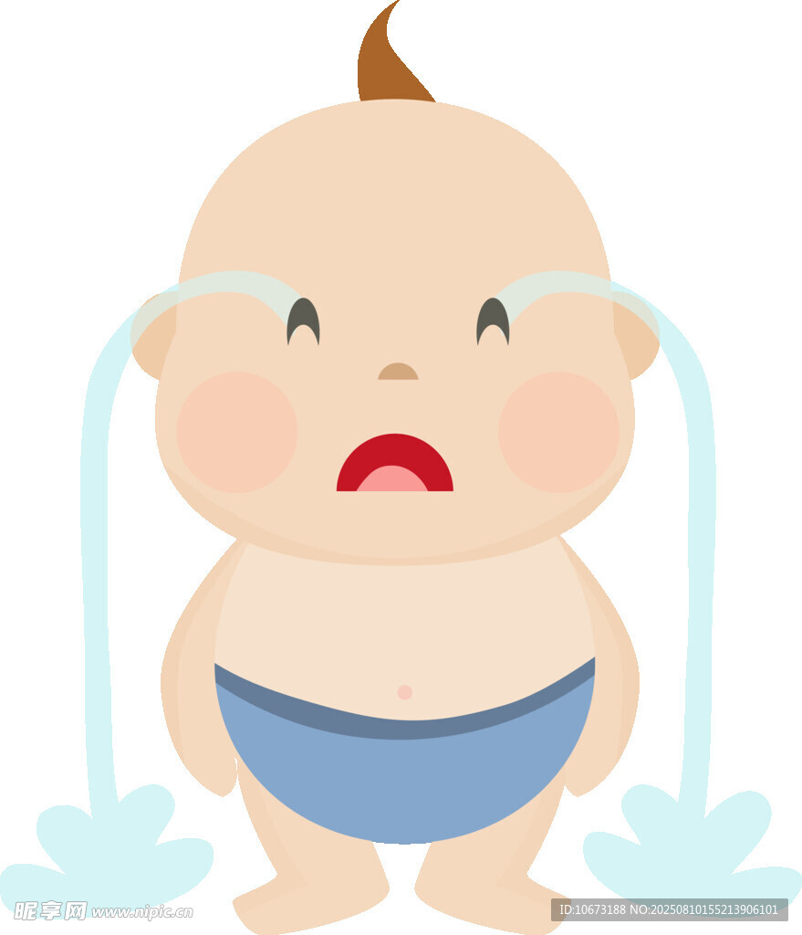 哭泣的小嬰兒