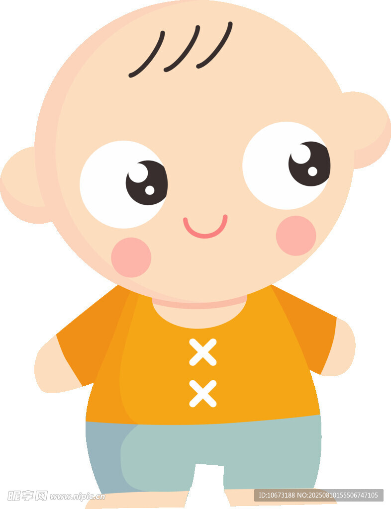 可愛(ài)嬰兒卡通形象