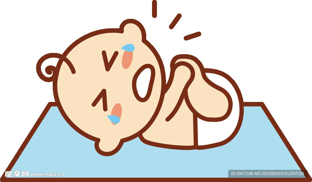 哭泣的小嬰兒