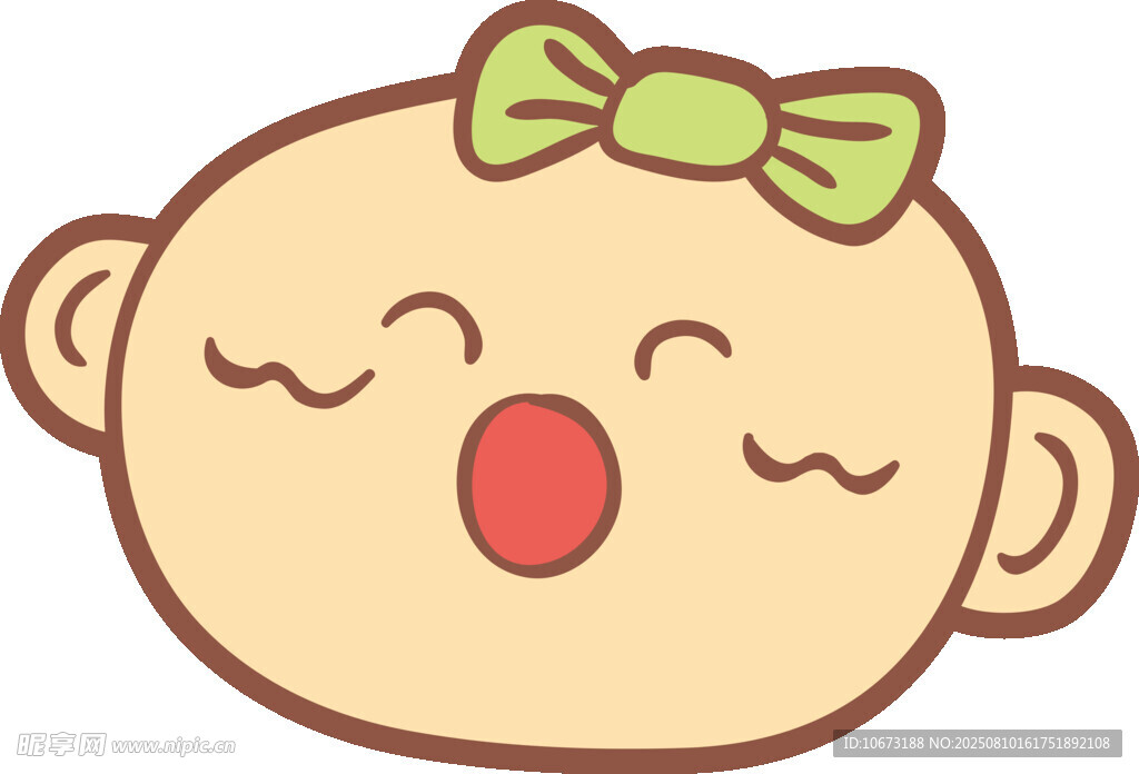 戴蝴蝶結(jié)的可愛嬰兒