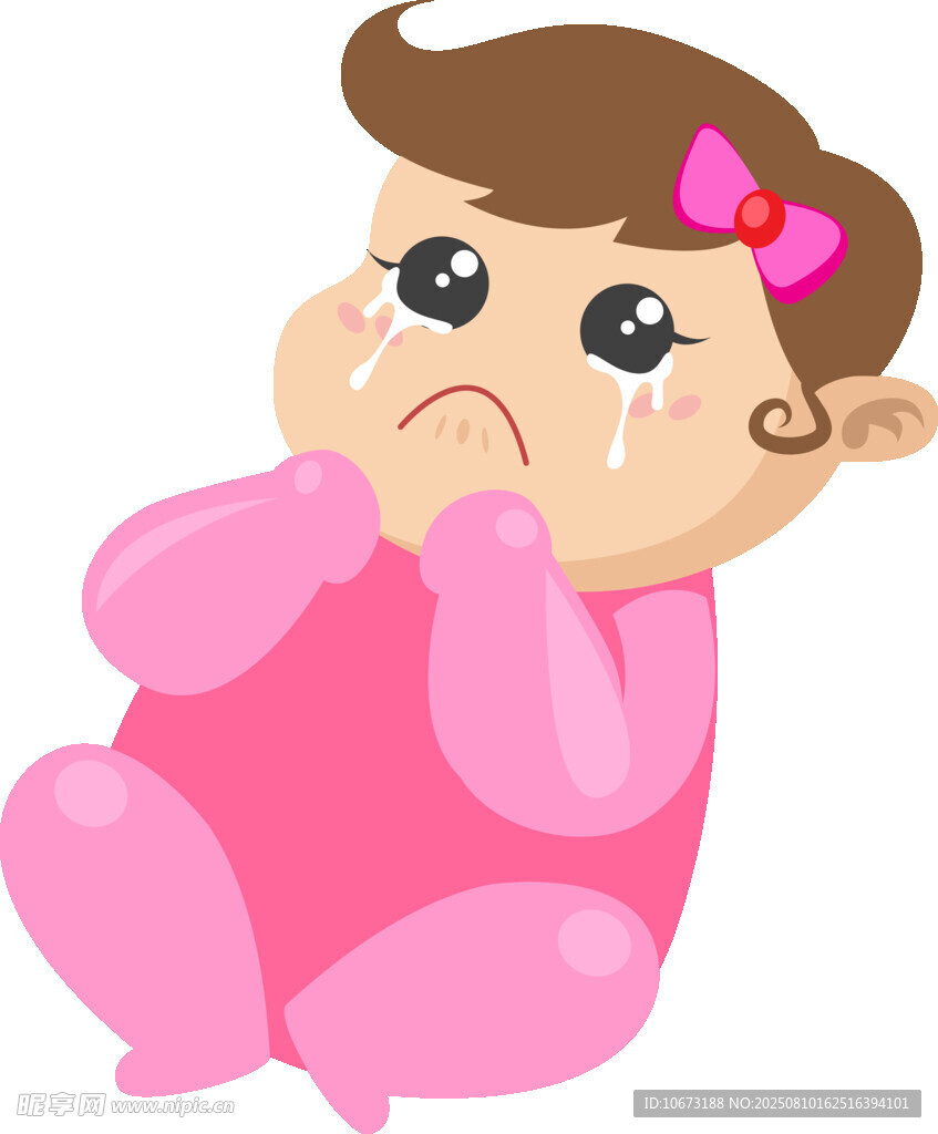哭泣的可愛(ài)小寶貝