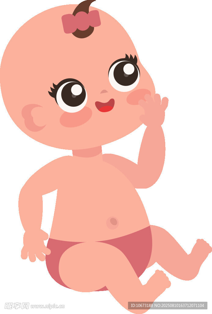 可愛萌趣小嬰兒