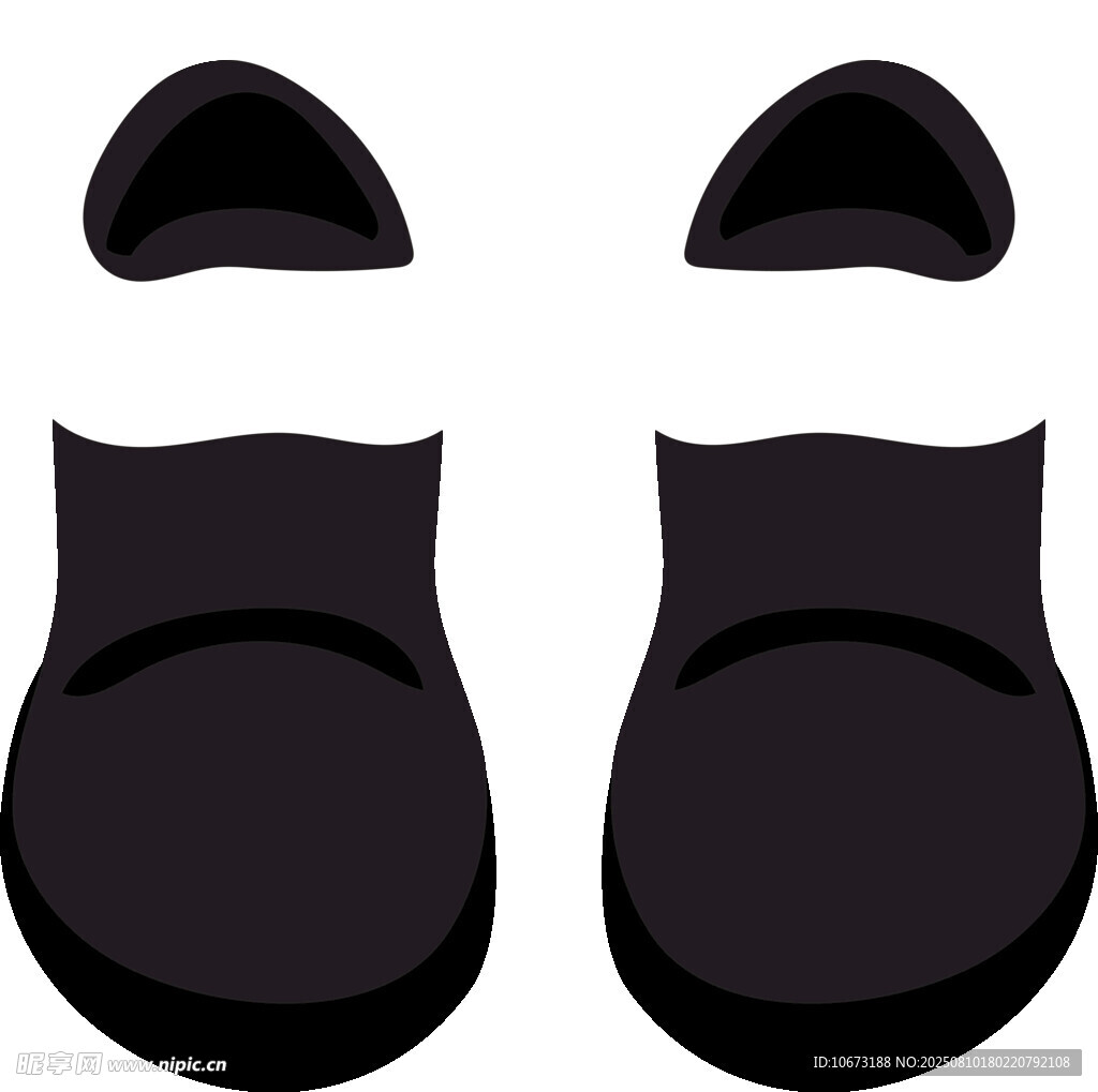 黑色簡(jiǎn)約鞋墊設(shè)計(jì)圖