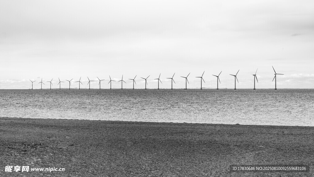 海上風(fēng)力發(fā)電機(jī)組景觀