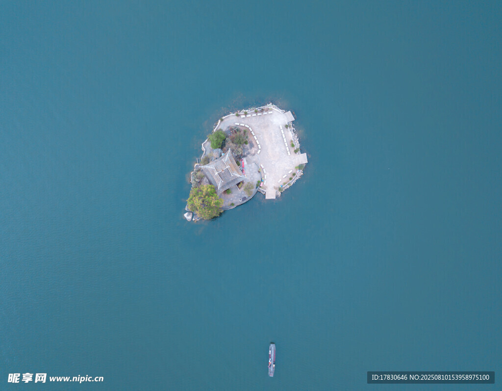 洱海普陀島航拍