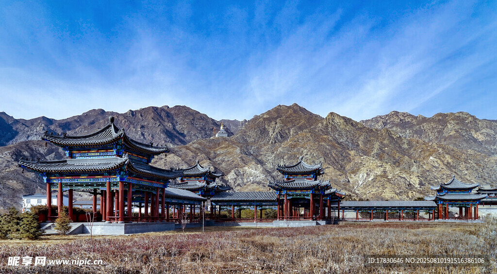內蒙古包頭靈覺寺景觀