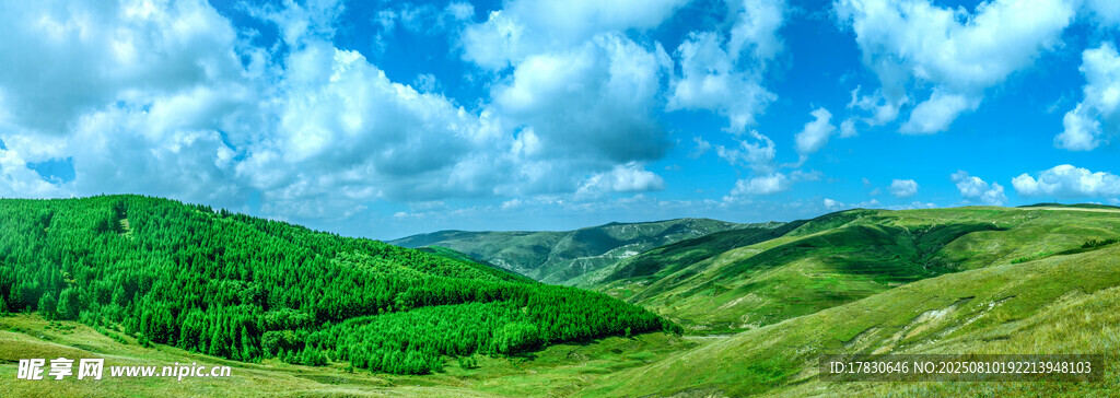 內(nèi)蒙古大青山脈秋季景觀