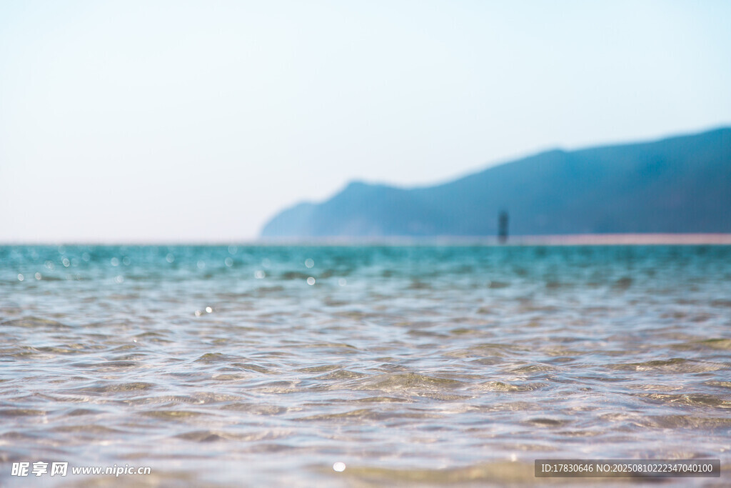 海邊淺灘景色