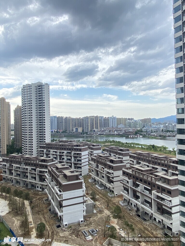 城市住宅區(qū)景觀俯瞰
