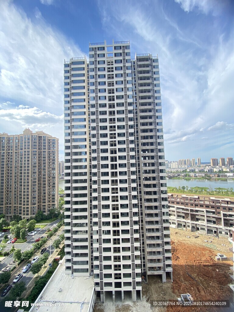 高層住宅樓俯瞰景象