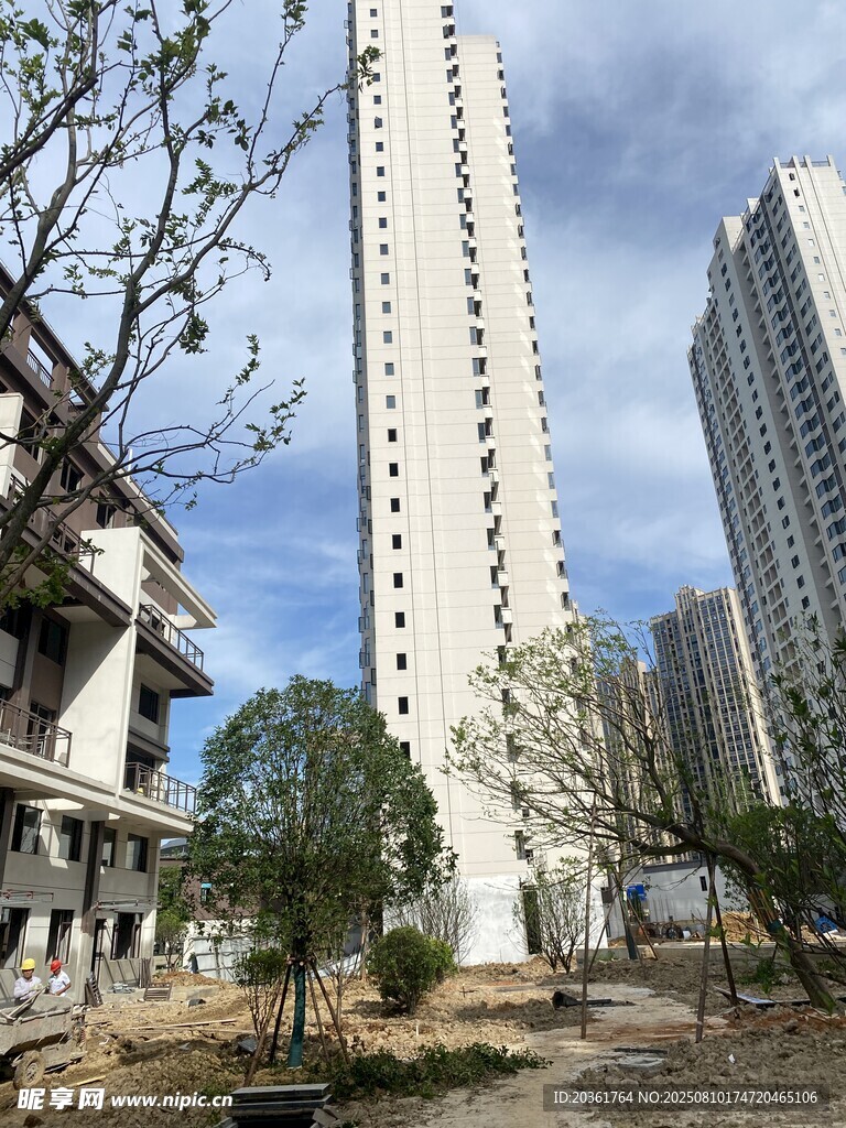 高樓林立的城市建筑景觀