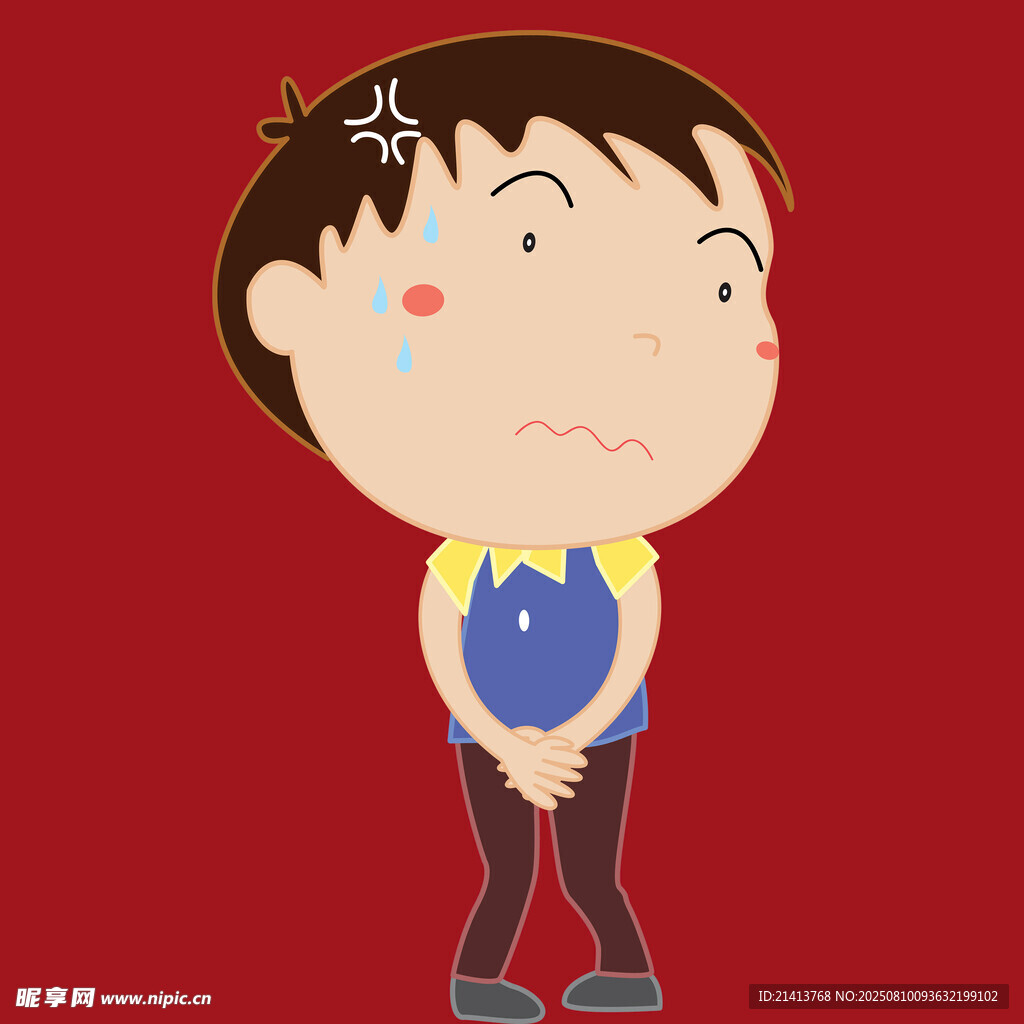愁容小男孩