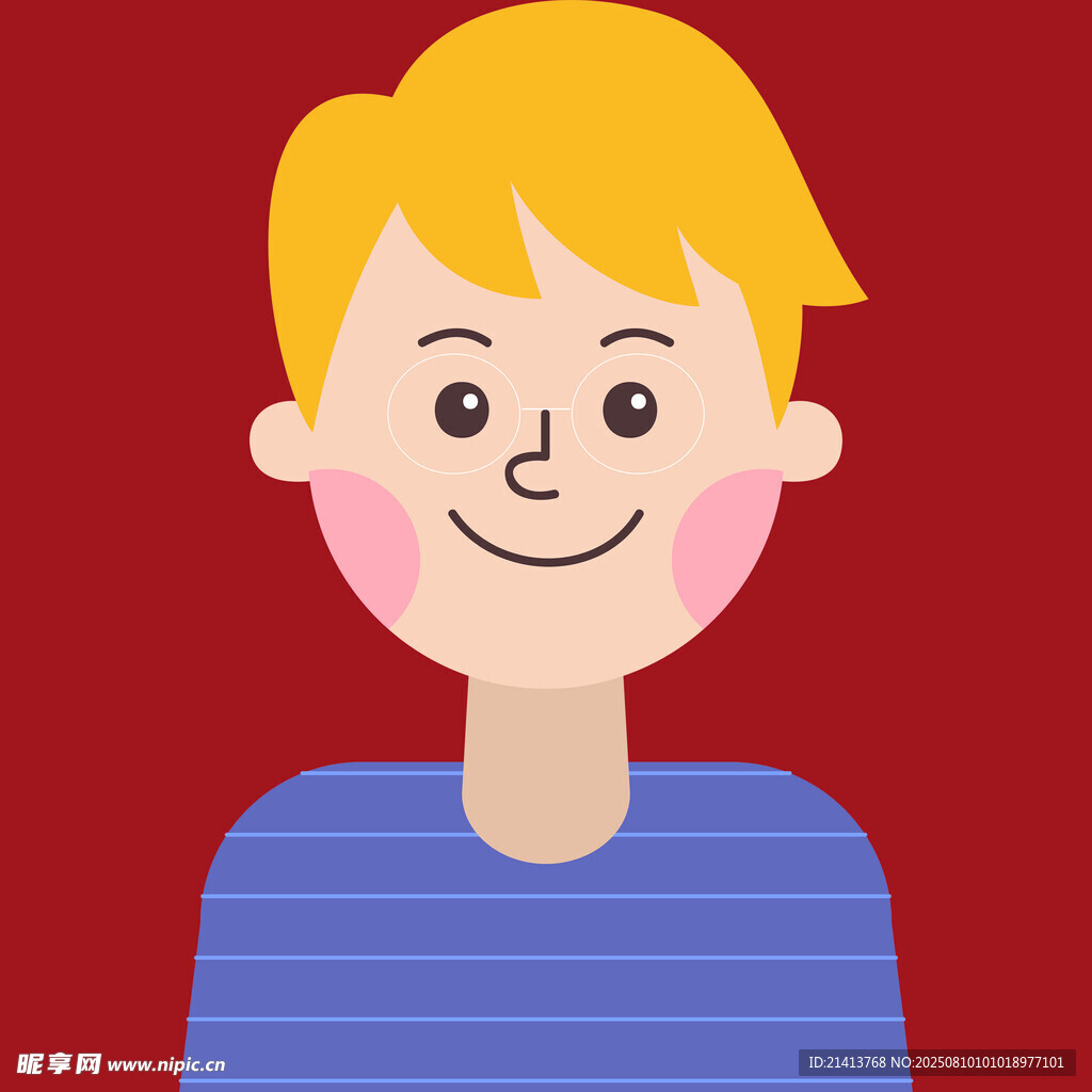 微笑的金發(fā)男孩