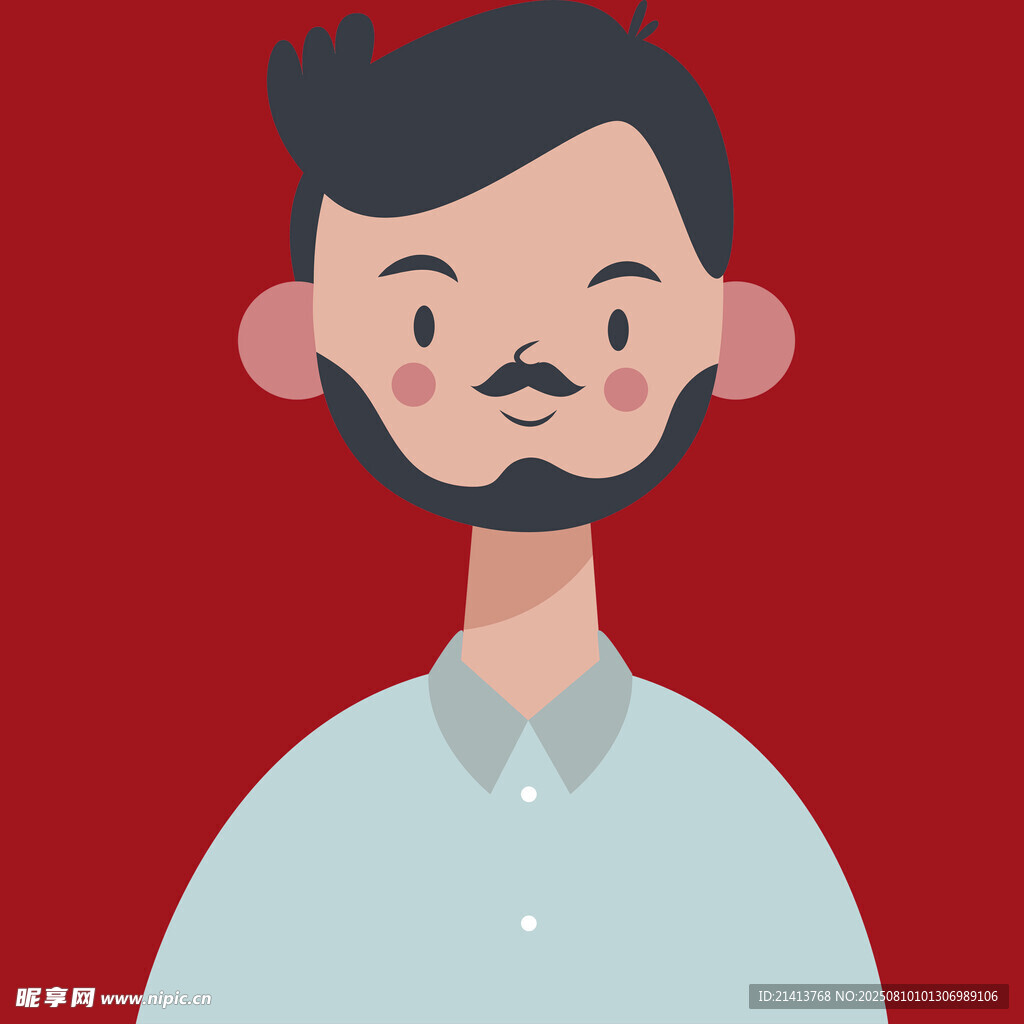 卡通風(fēng)格男士頭像