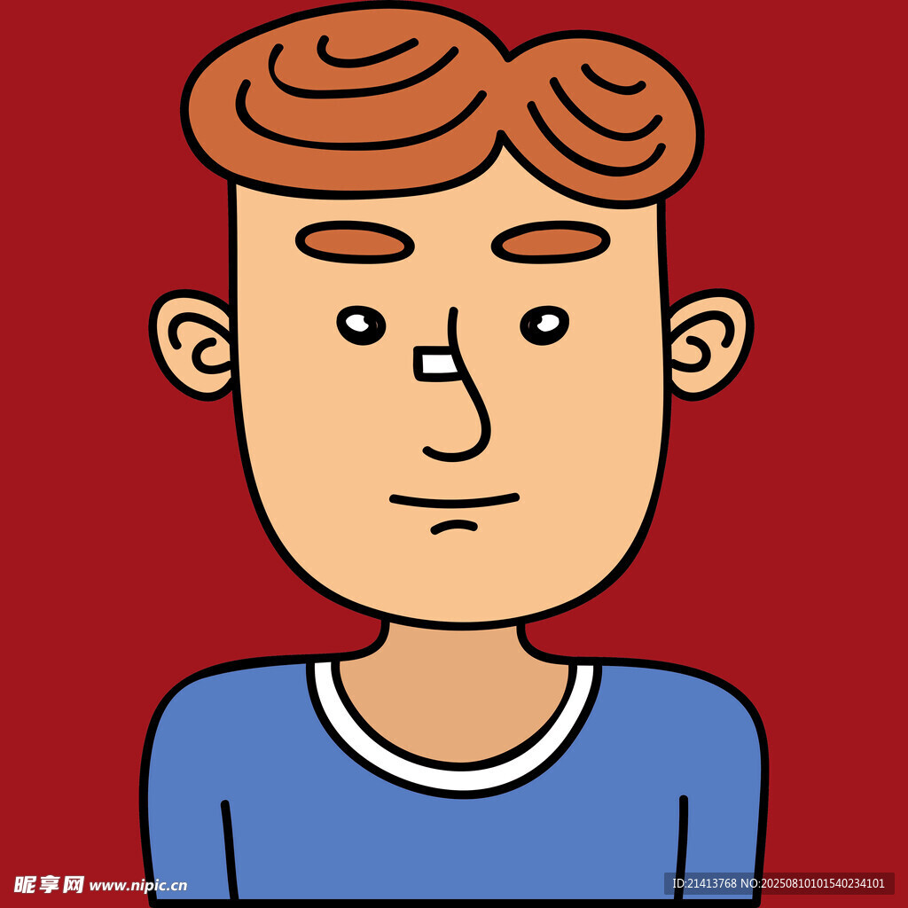 卡通風(fēng)格男士頭像