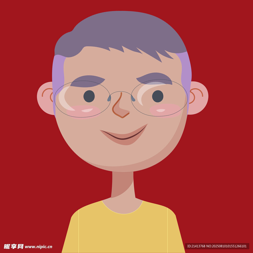 微笑男孩卡通形象