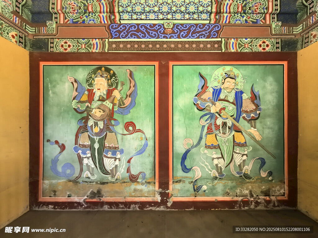 精美古代壁畫藝術(shù)展示