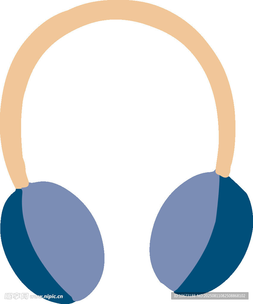 簡(jiǎn)約風(fēng)格頭戴式耳機(jī)圖標(biāo)