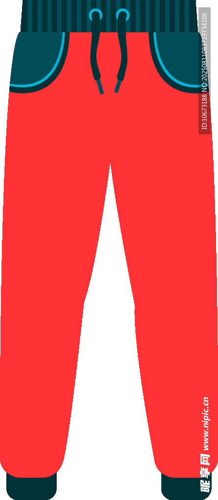 紅色休閑運(yùn)動(dòng)長(zhǎng)褲展示