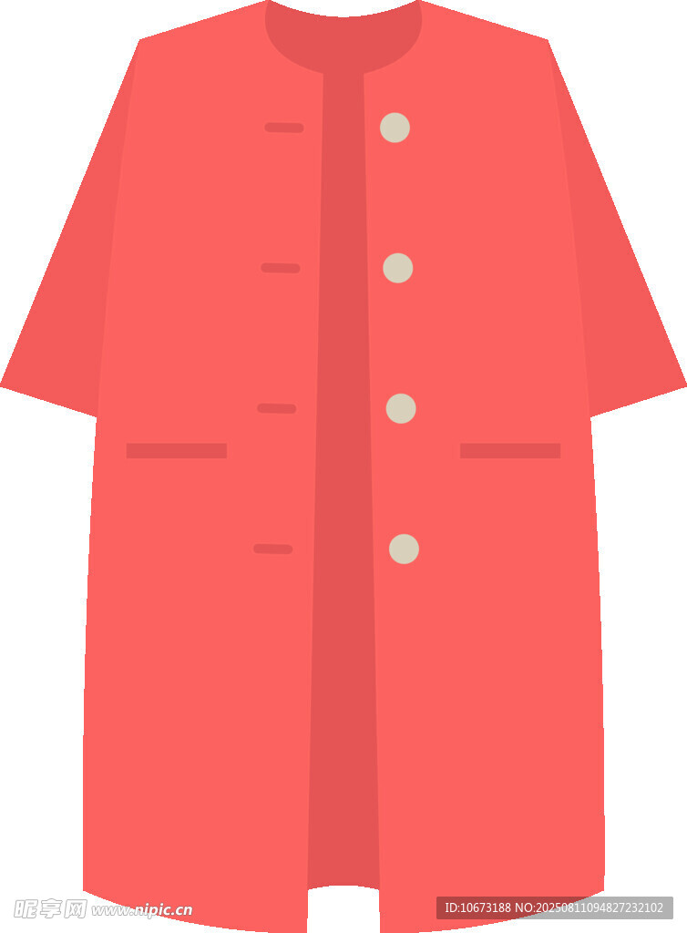 紅色短袖開(kāi)衫外套