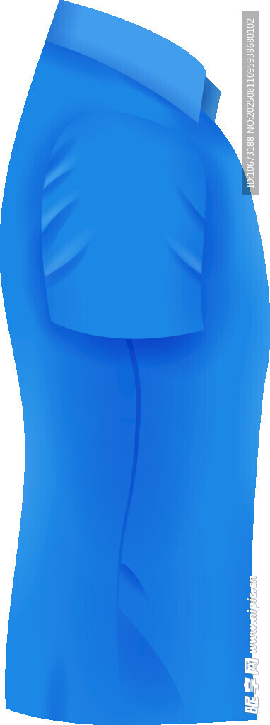 藍(lán)色短袖上衣展示