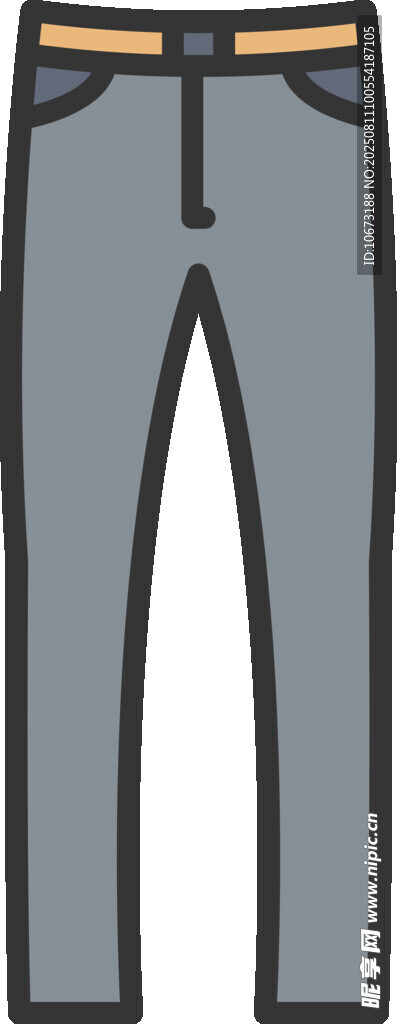 男士灰色長褲