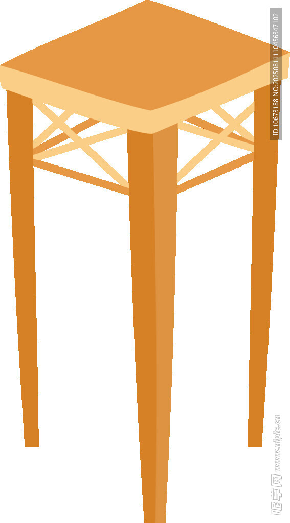 簡(jiǎn)約木質(zhì)小方桌