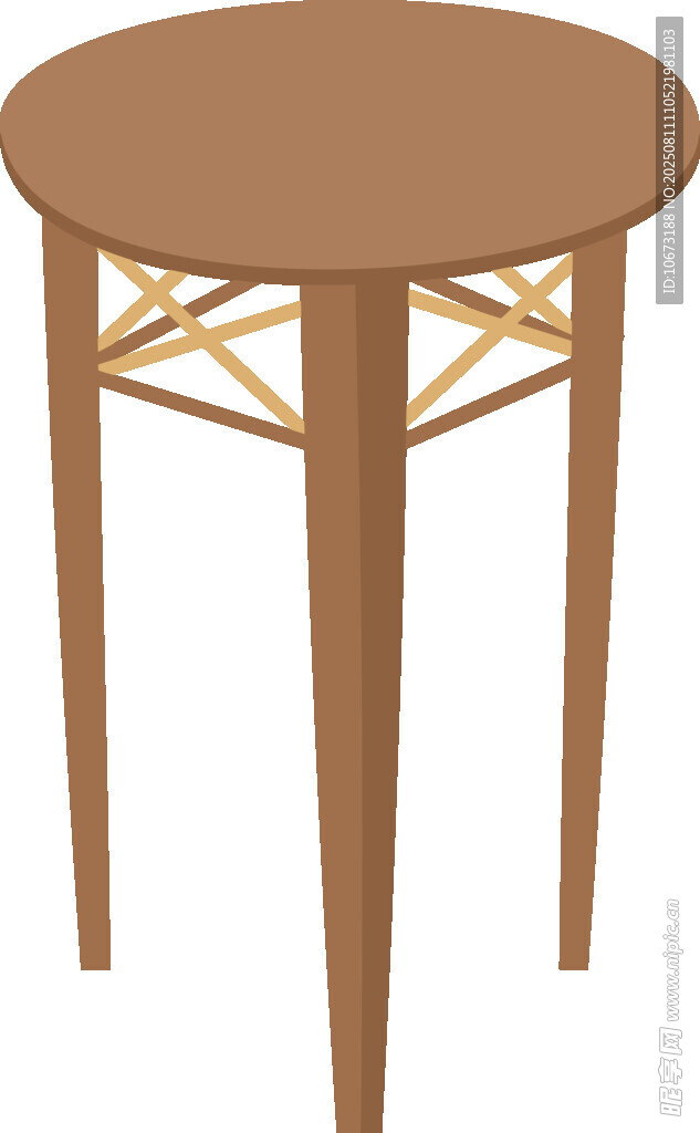 簡(jiǎn)約木質(zhì)圓桌設(shè)計(jì)圖
