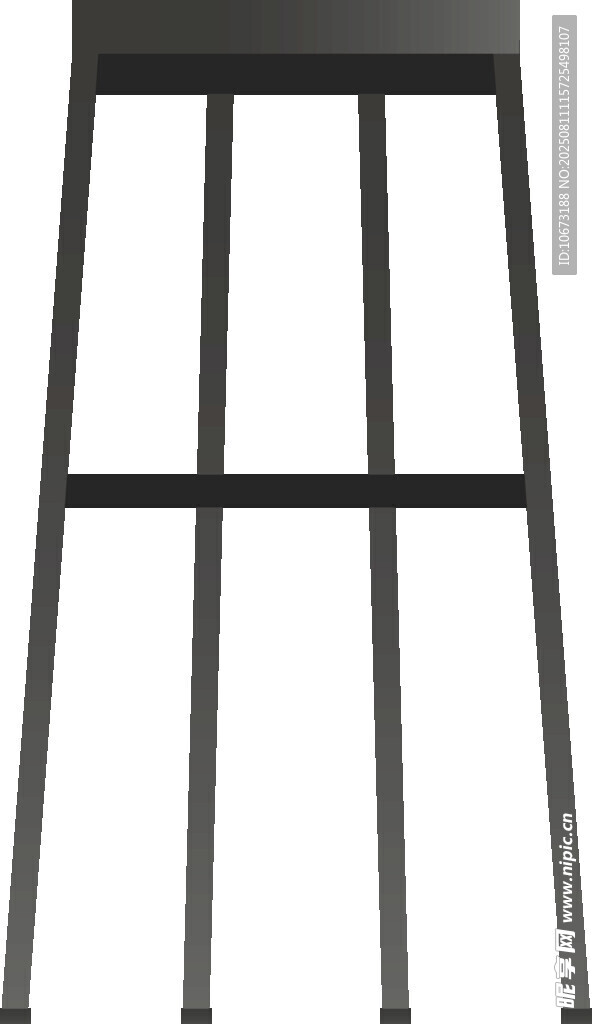 簡(jiǎn)約現(xiàn)代黑色高腳凳