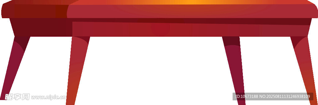 紅色亮眼時(shí)尚簡約小桌