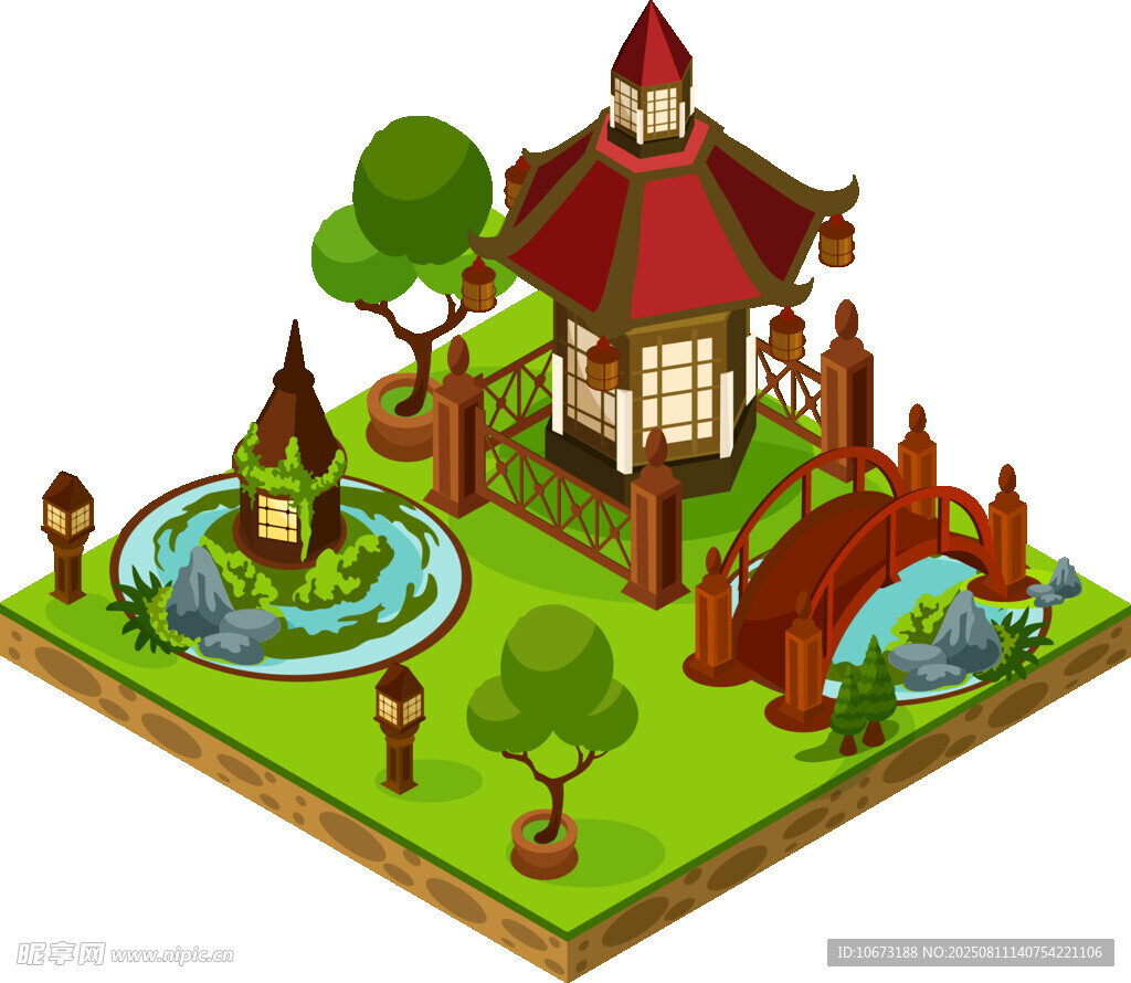 童話風(fēng)小屋景觀