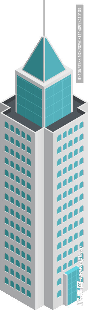 現(xiàn)代高樓建筑模型