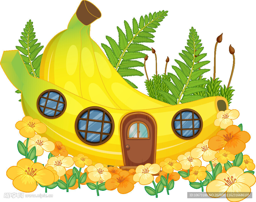 香蕉形狀的夢幻小屋
