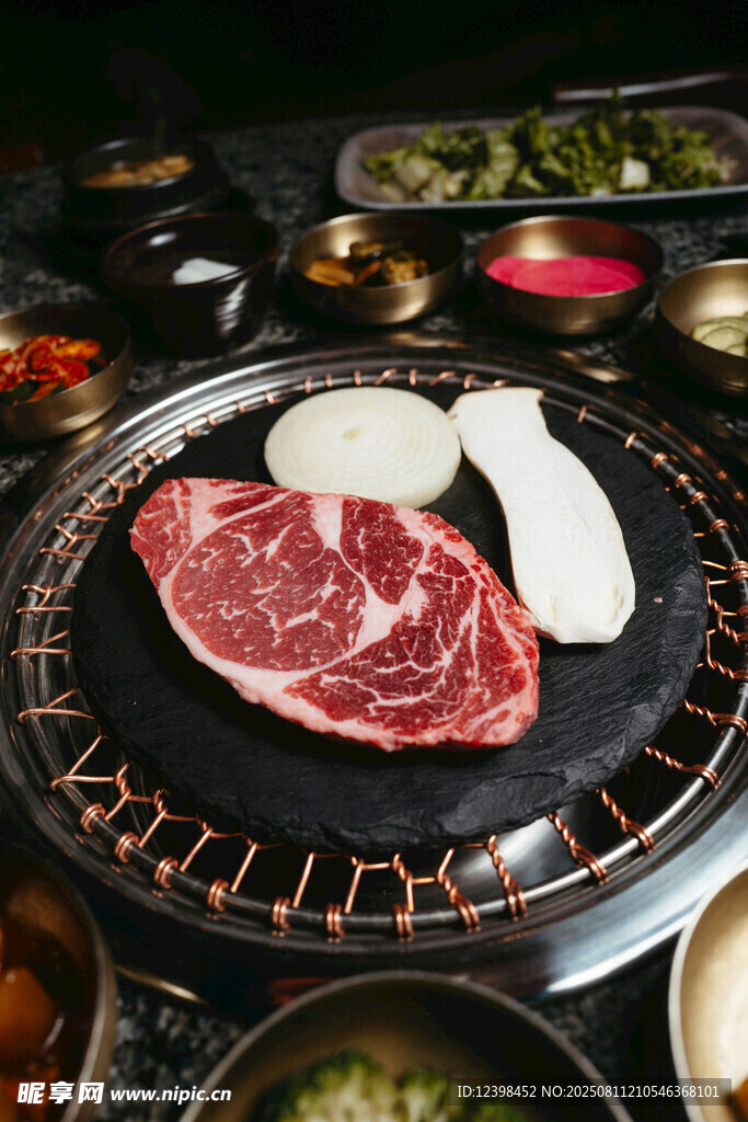 韓式烤肉食材展示