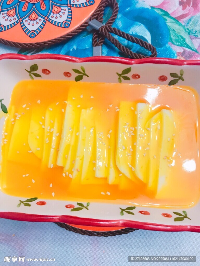 蜜汁奶豆腐