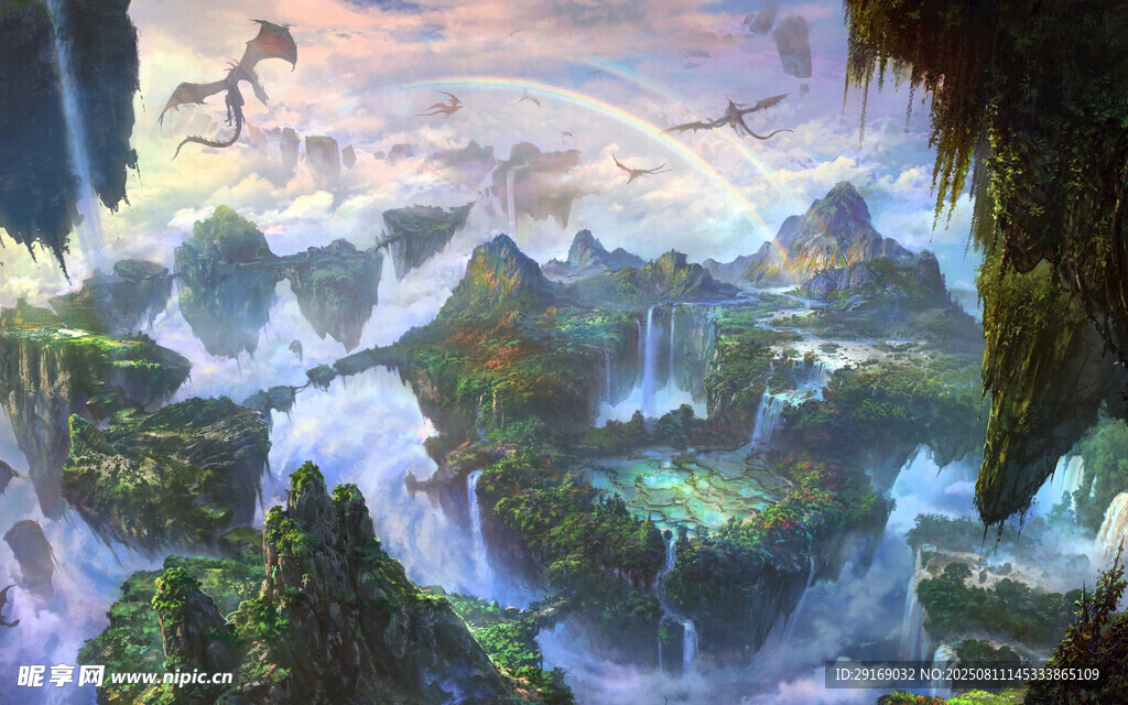 奇幻山水間的壯麗自然景觀