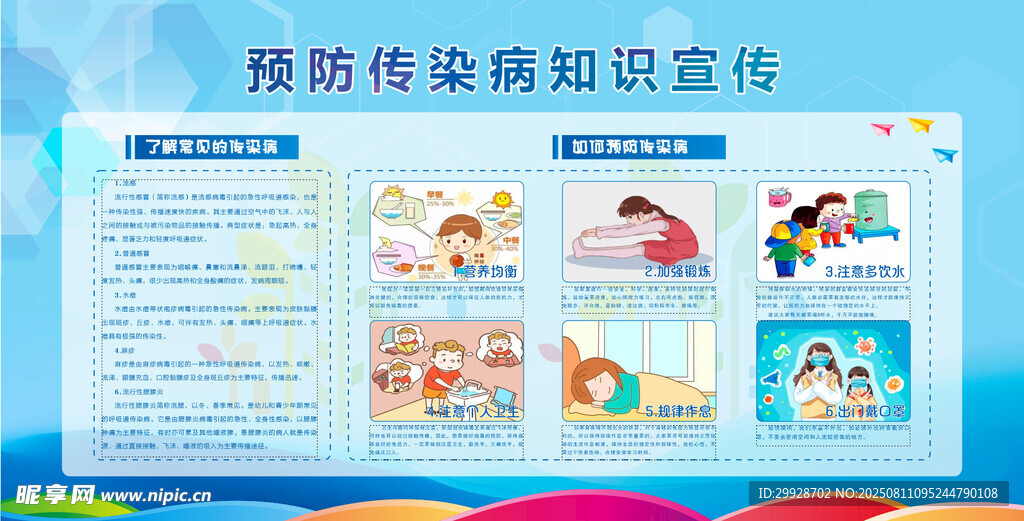 預(yù)防傳染病知識(shí)宣傳海報(bào)