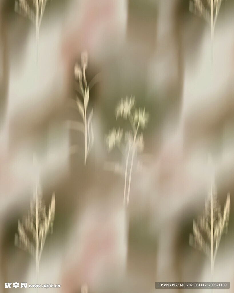 夢幻朦朧植物風(fēng)景圖