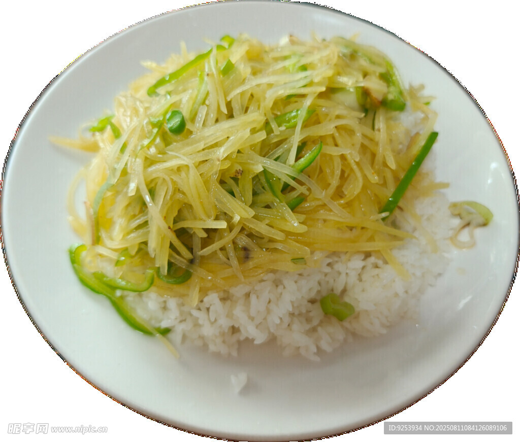 土豆絲蓋飯