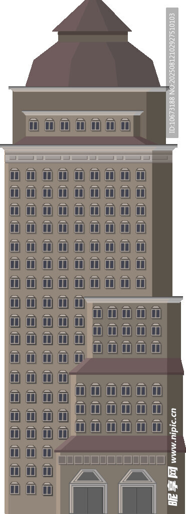 復(fù)古風(fēng)格高樓建筑